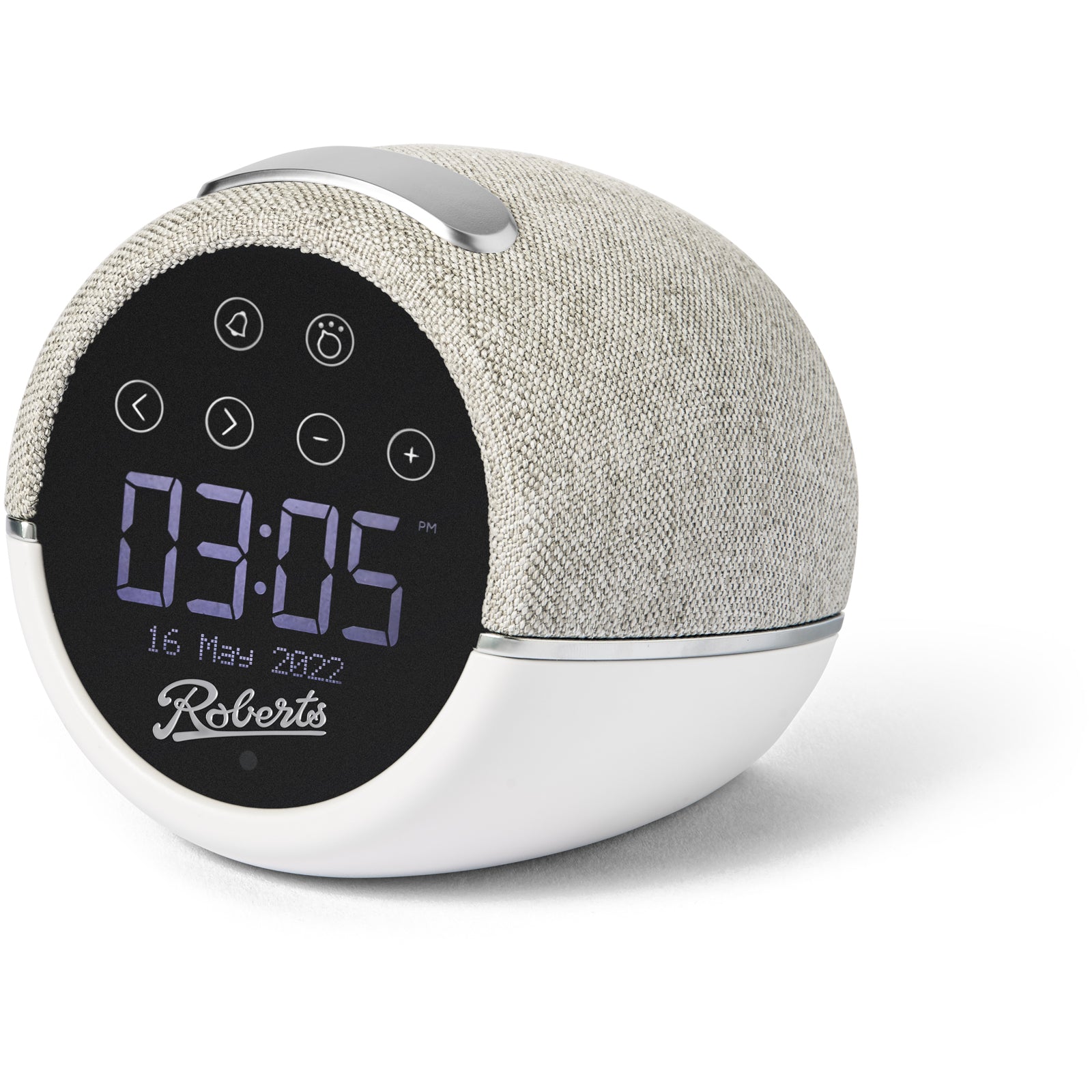 Roberts ZENPLUSW Wellbeing FM DAB+ Alarm Clock Radio - White