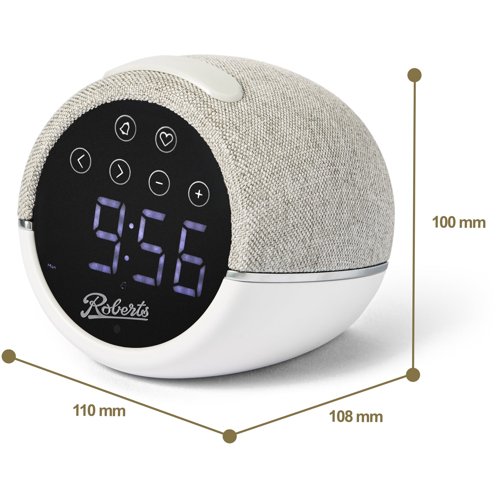 Roberts ZEN FM Alarm Clock Radio - White