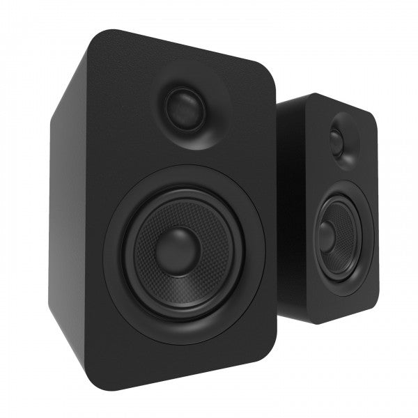 Kanto YU Passive 4 inch Bookshelf Speakers Matte Black