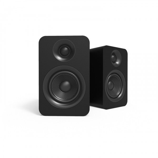 Kanto YU Passive 4 inch Bookshelf Speakers Matte Black