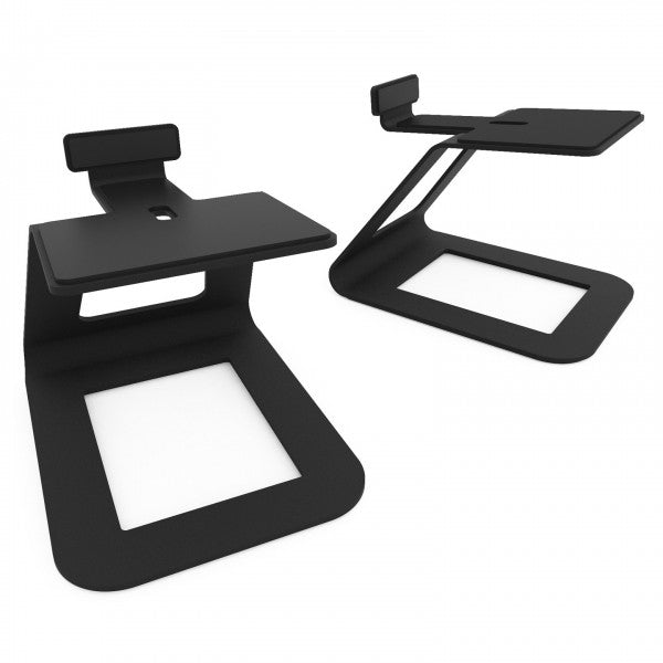 Kanto SE6 Large Elevated Desktop Speaker Stands Black