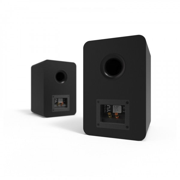 Kanto YU Passive 6 inch Bookshelf Speakers Matte Black