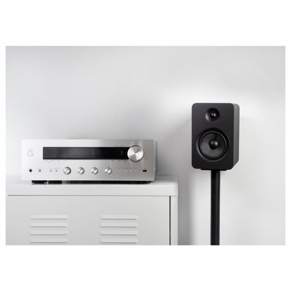 Kanto YU Passive 6 inch Bookshelf Speakers Matte Black