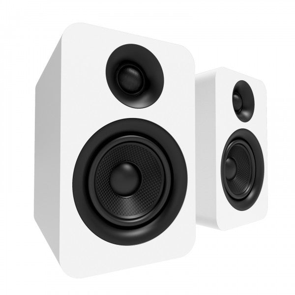 Kanto YU Passive 4 inch Bookshelf Speakers Matte White