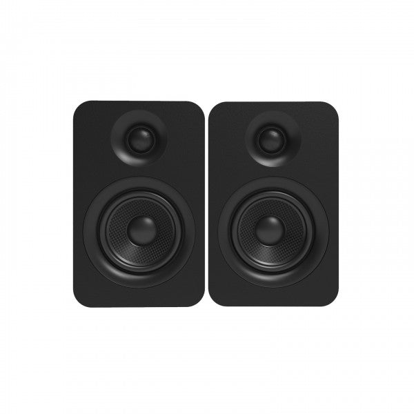 Kanto YU Passive 4 inch Bookshelf Speakers Matte Black