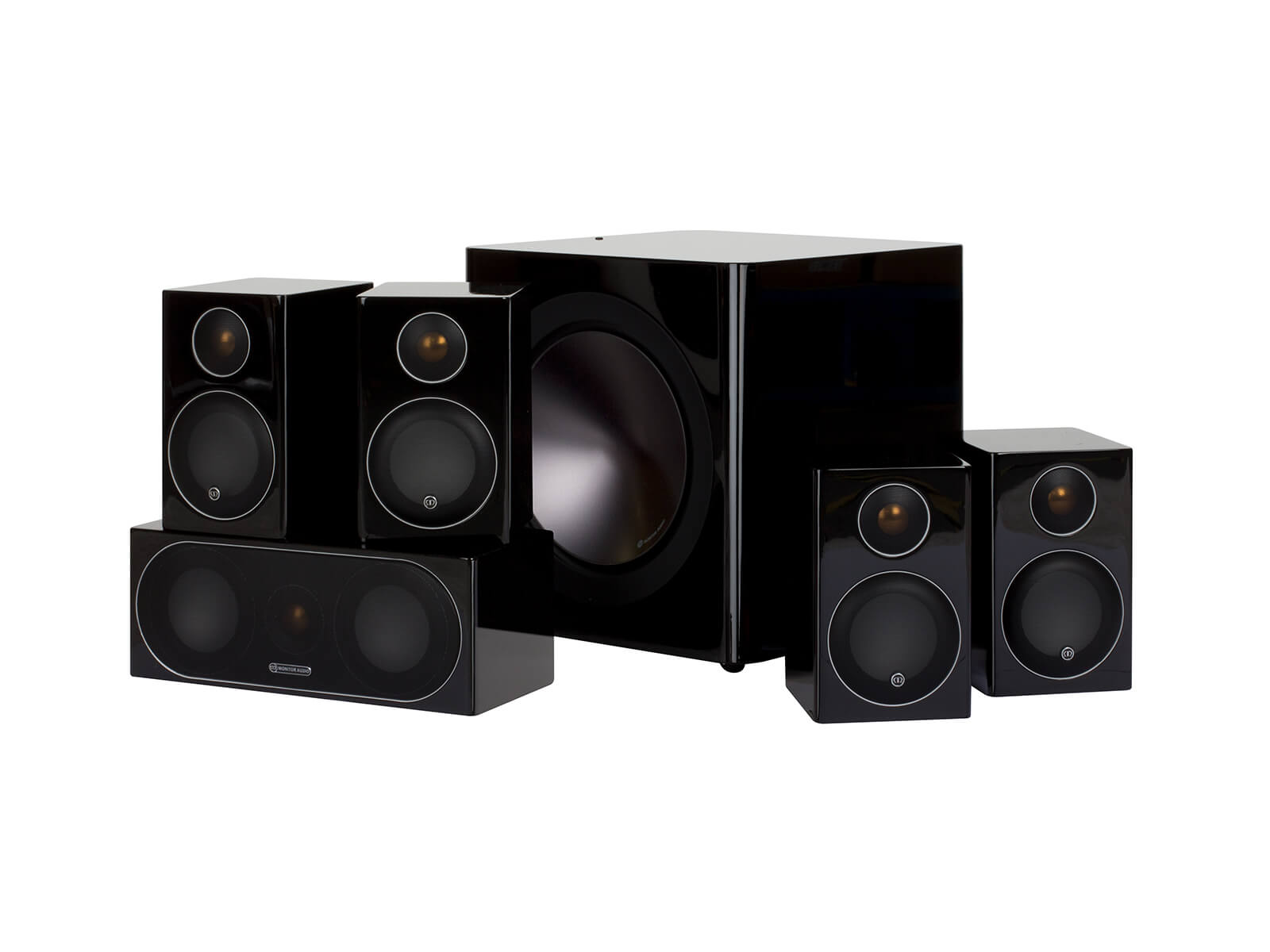 Monitor Audio Radius R90HT1 5.1 Speaker Package Black