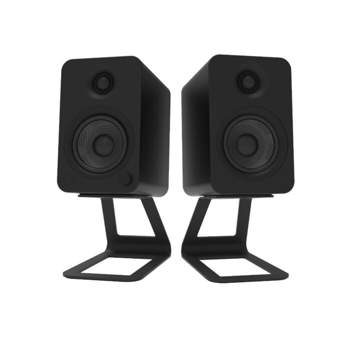 Kanto SE4 Medium Elevated Desktop Speaker Stands Black