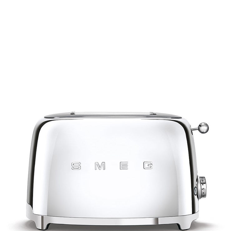 SMEG TSF01SSUK 50s Retro Style 2 Slice Toaster Chrome