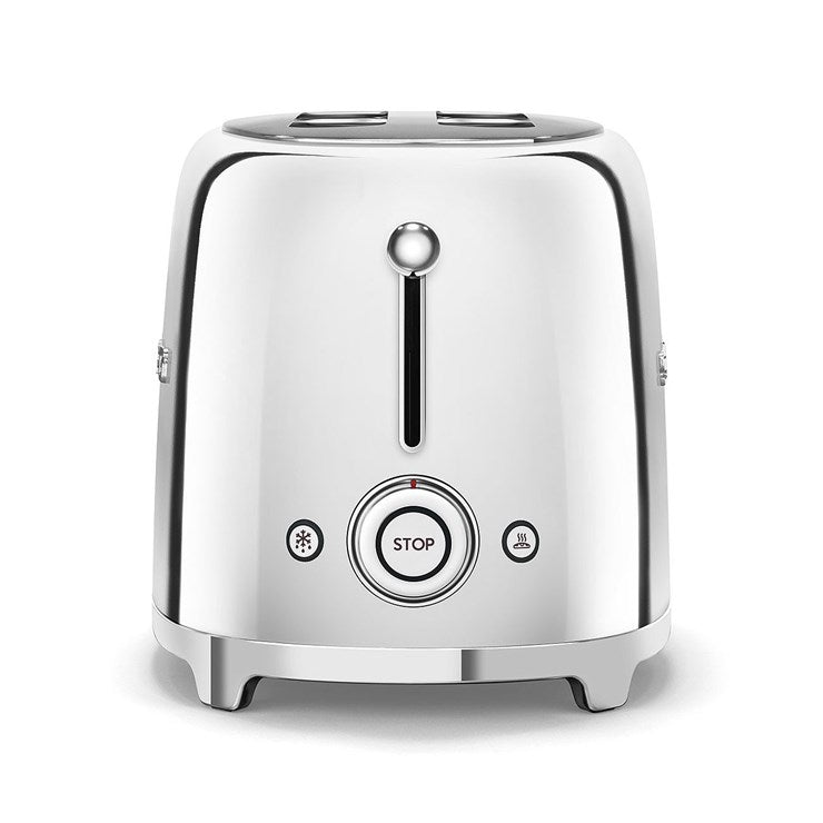 SMEG TSF01SSUK 50s Retro Style 2 Slice Toaster Chrome